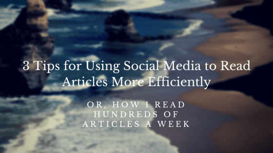 3 Tips for Using Social Media to Read